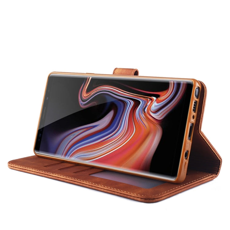 For Galaxy Note 9 Diaobaolee Pure Fresh Texture Horizontal Flip Leather Case, with Holder & Card Slot & Wallet & Photo Frame