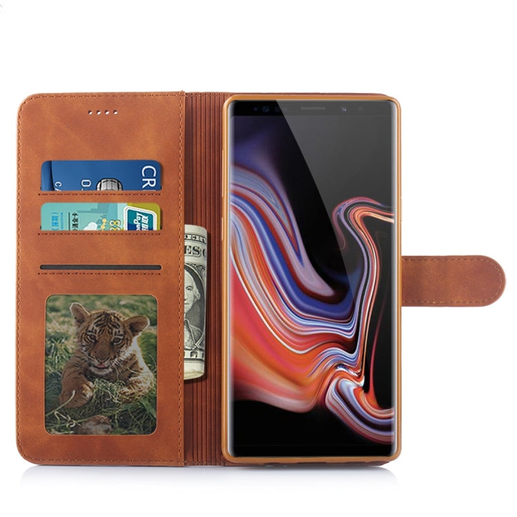 For Galaxy Note 9 Diaobaolee Pure Fresh Texture Horizontal Flip Leather Case, with Holder & Card Slot & Wallet & Photo Frame