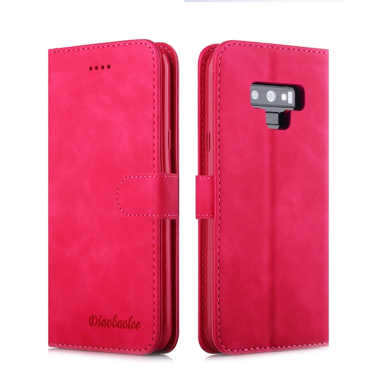 For Galaxy Note 9 Diaobaolee Pure Fresh Texture Horizontal Flip Leather Case, with Holder & Card Slot & Wallet & Photo Frame
