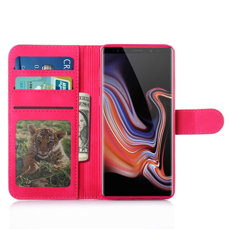 For Galaxy Note 9 Diaobaolee Pure Fresh Texture Horizontal Flip Leather Case, with Holder & Card Slot & Wallet & Photo Frame