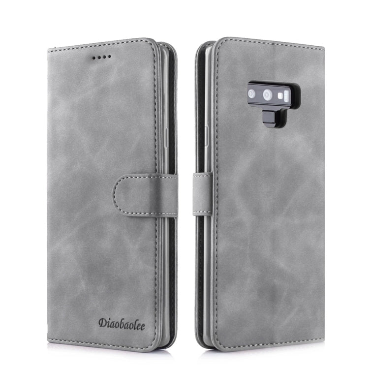 For Galaxy Note 9 Diaobaolee Pure Fresh Texture Horizontal Flip Leather Case, with Holder & Card Slot & Wallet & Photo Frame
