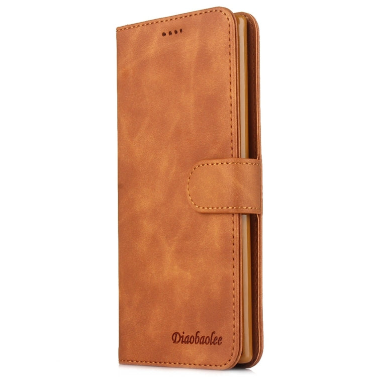 For Galaxy Note 10 Diaobaolee Pure Fresh Texture Horizontal Flip Leather Case, with Holder & Card Slot & Wallet & Photo Frame