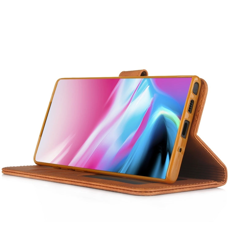 For Galaxy Note 10 Diaobaolee Pure Fresh Texture Horizontal Flip Leather Case, with Holder & Card Slot & Wallet & Photo Frame