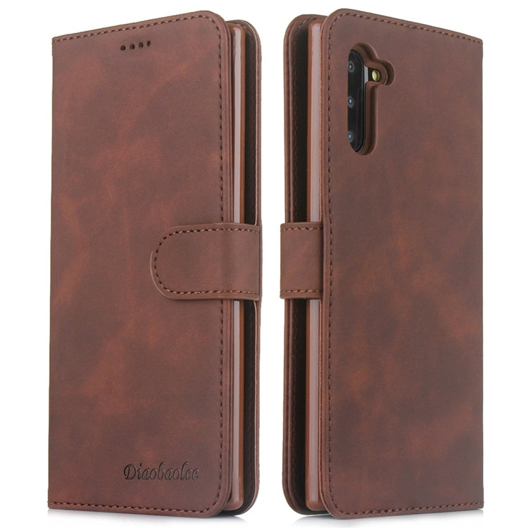 For Galaxy Note 10 Diaobaolee Pure Fresh Texture Horizontal Flip Leather Case, with Holder & Card Slot & Wallet & Photo Frame