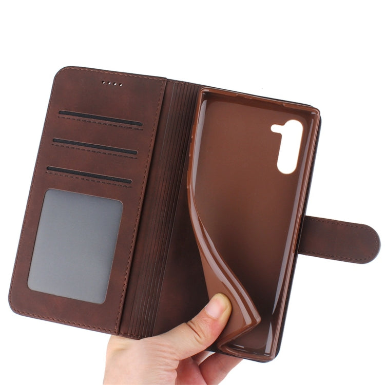 For Galaxy Note 10 Diaobaolee Pure Fresh Texture Horizontal Flip Leather Case, with Holder & Card Slot & Wallet & Photo Frame