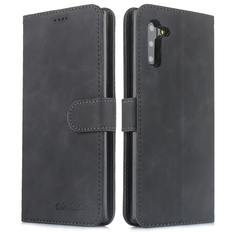 For Galaxy Note 10 Diaobaolee Pure Fresh Texture Horizontal Flip Leather Case, with Holder & Card Slot & Wallet & Photo Frame