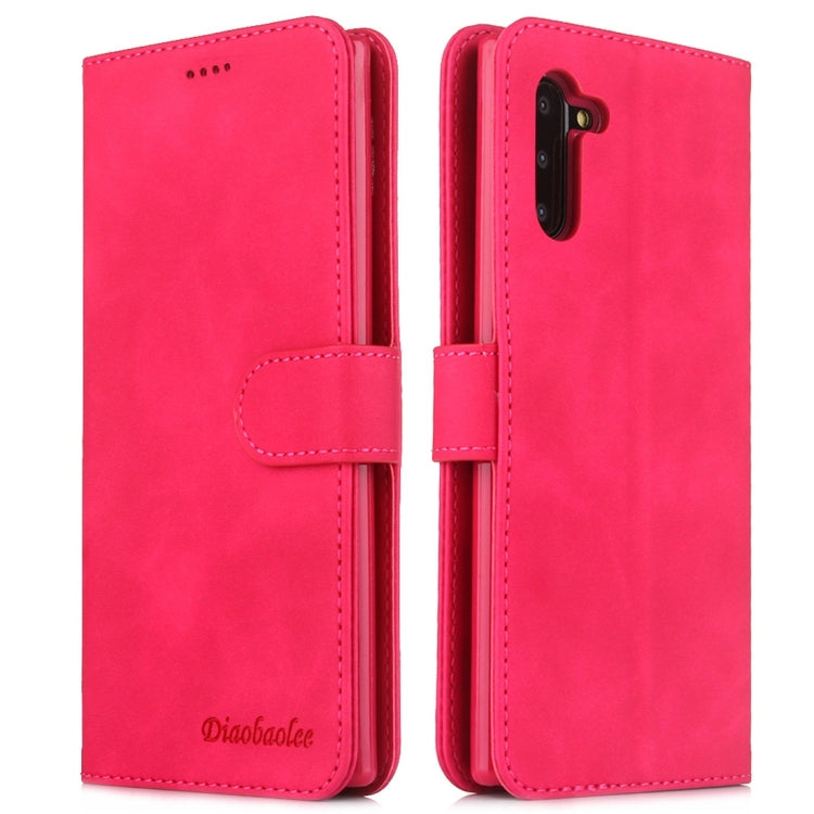 For Galaxy Note 10 Diaobaolee Pure Fresh Texture Horizontal Flip Leather Case, with Holder & Card Slot & Wallet & Photo Frame