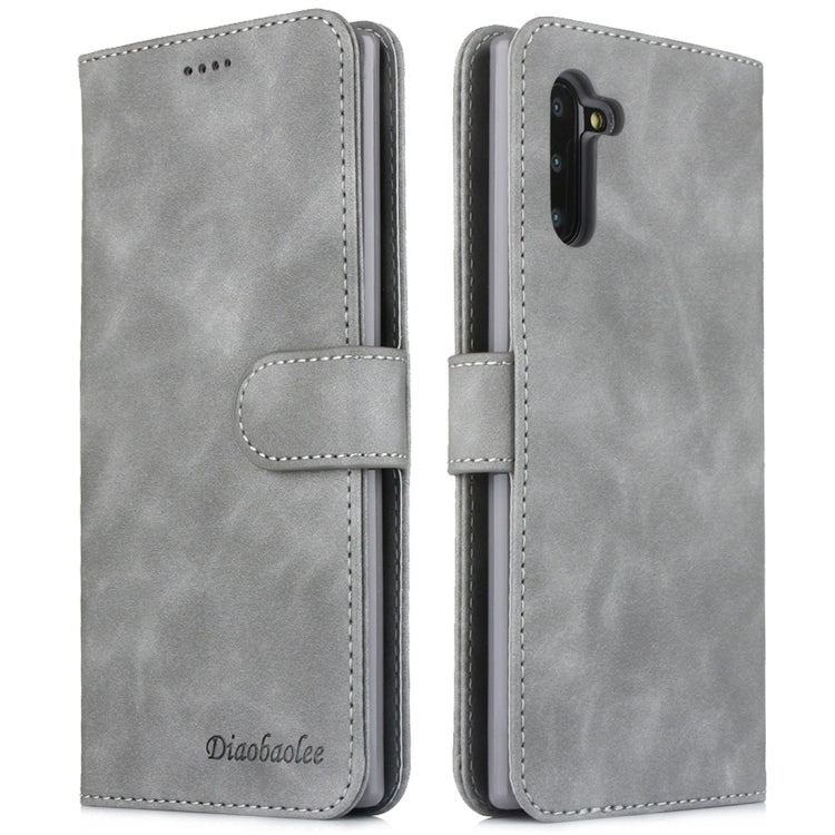 For Galaxy Note 10 Diaobaolee Pure Fresh Texture Horizontal Flip Leather Case, with Holder & Card Slot & Wallet & Photo Frame