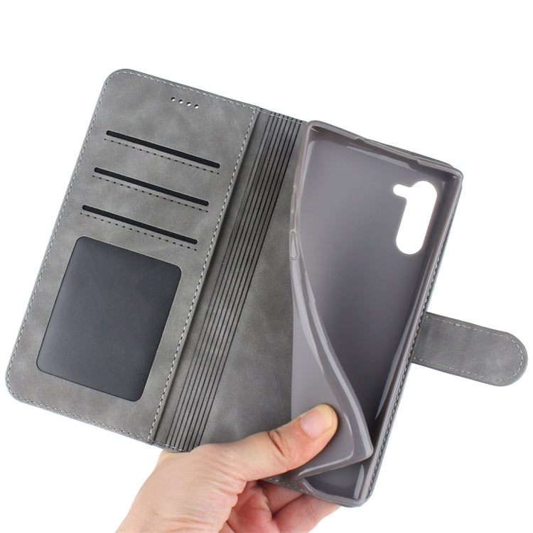 For Galaxy Note 10 Diaobaolee Pure Fresh Texture Horizontal Flip Leather Case, with Holder & Card Slot & Wallet & Photo Frame