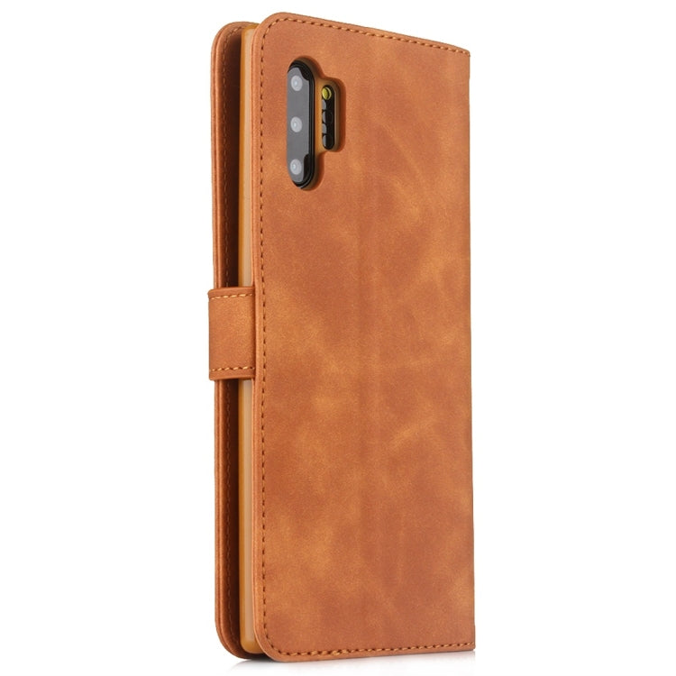 For Galaxy Note 10+ Diaobaolee Pure Fresh Texture Horizontal Flip Leather Case, with Holder & Card Slot & Wallet & Photo Frame