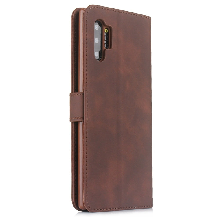 For Galaxy Note 10+ Diaobaolee Pure Fresh Texture Horizontal Flip Leather Case, with Holder & Card Slot & Wallet & Photo Frame