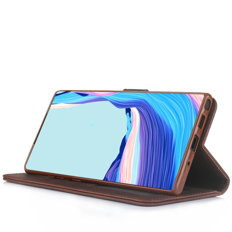 For Galaxy Note 10+ Diaobaolee Pure Fresh Texture Horizontal Flip Leather Case, with Holder & Card Slot & Wallet & Photo Frame
