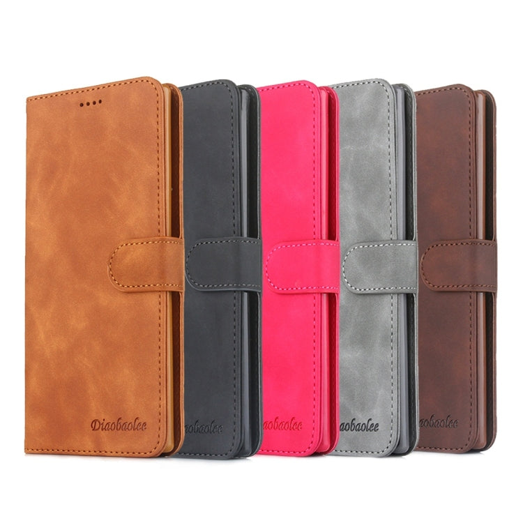 For Galaxy Note 10+ Diaobaolee Pure Fresh Texture Horizontal Flip Leather Case, with Holder & Card Slot & Wallet & Photo Frame