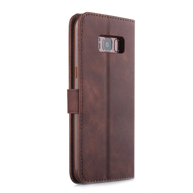 For Galaxy S8 Diaobaolee Pure Fresh Texture Horizontal Flip Leather Case, with Holder & Card Slot & Wallet & Photo Frame