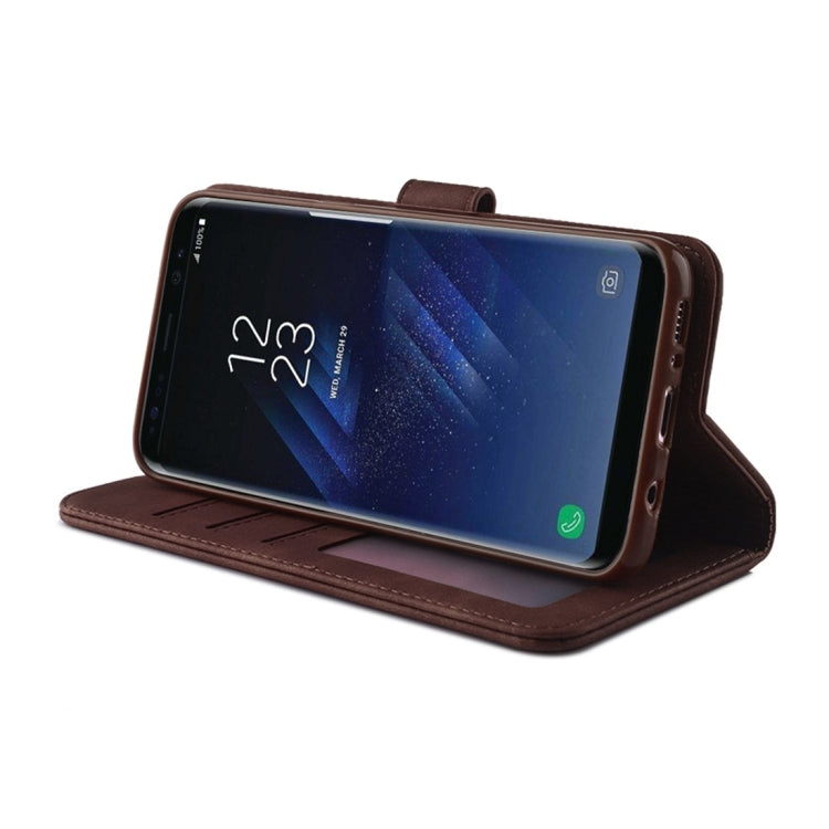 For Galaxy S8 Diaobaolee Pure Fresh Texture Horizontal Flip Leather Case, with Holder & Card Slot & Wallet & Photo Frame