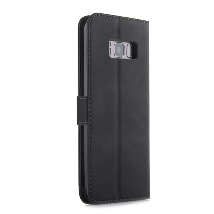 For Galaxy S8 Diaobaolee Pure Fresh Texture Horizontal Flip Leather Case, with Holder & Card Slot & Wallet & Photo Frame