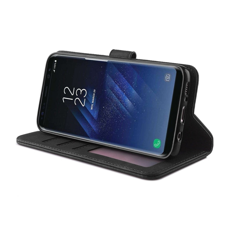 For Galaxy S8 Diaobaolee Pure Fresh Texture Horizontal Flip Leather Case, with Holder & Card Slot & Wallet & Photo Frame