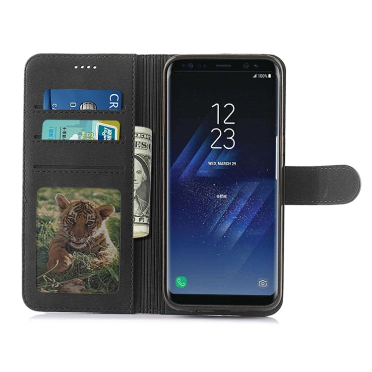 For Galaxy S8 Diaobaolee Pure Fresh Texture Horizontal Flip Leather Case, with Holder & Card Slot & Wallet & Photo Frame