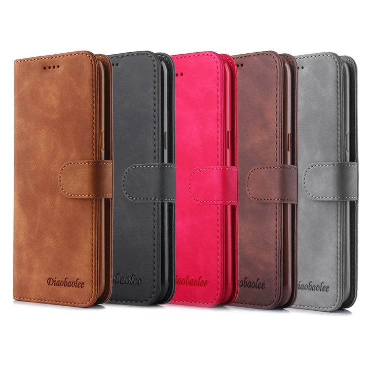 For Galaxy S8 Diaobaolee Pure Fresh Texture Horizontal Flip Leather Case, with Holder & Card Slot & Wallet & Photo Frame