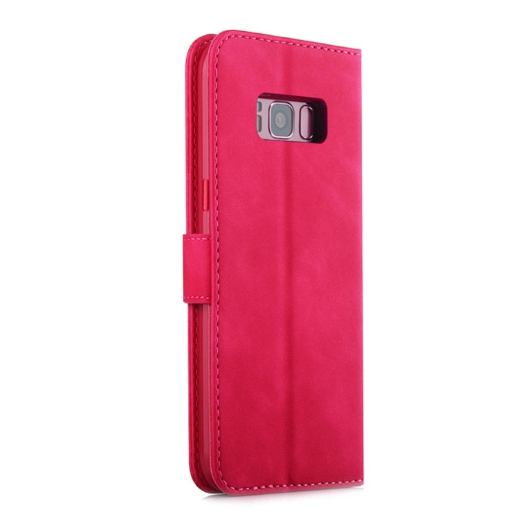 For Galaxy S8 Diaobaolee Pure Fresh Texture Horizontal Flip Leather Case, with Holder & Card Slot & Wallet & Photo Frame