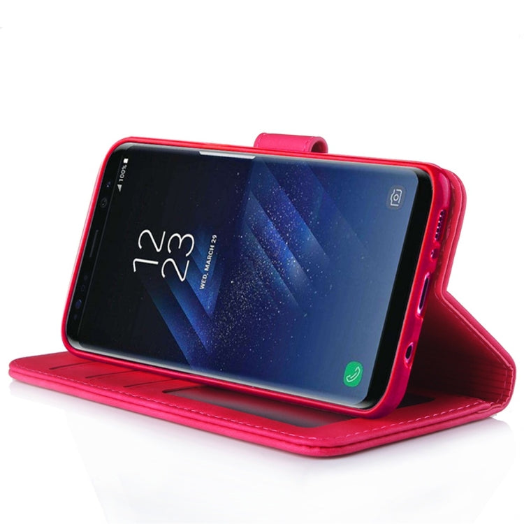 For Galaxy S8 Diaobaolee Pure Fresh Texture Horizontal Flip Leather Case, with Holder & Card Slot & Wallet & Photo Frame