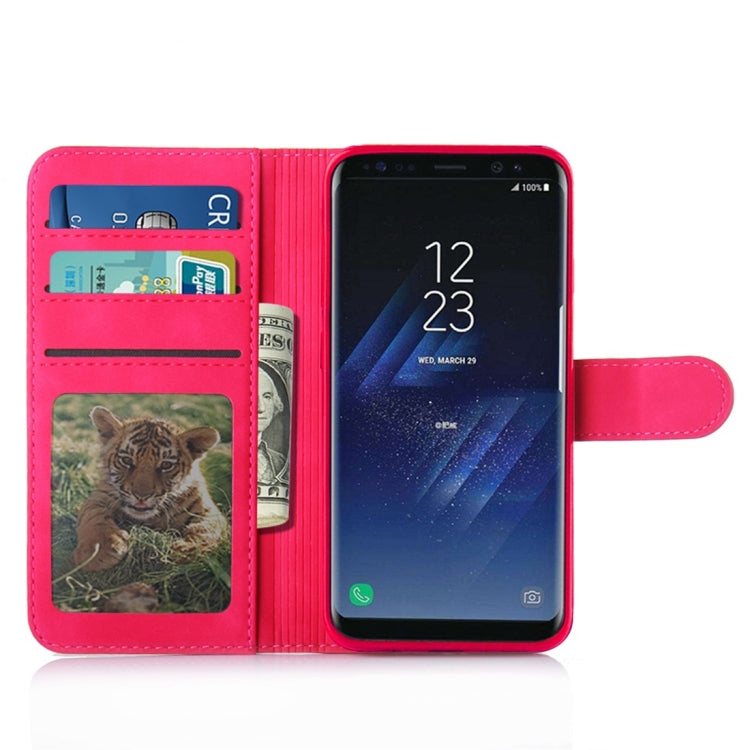 For Galaxy S8 Diaobaolee Pure Fresh Texture Horizontal Flip Leather Case, with Holder & Card Slot & Wallet & Photo Frame