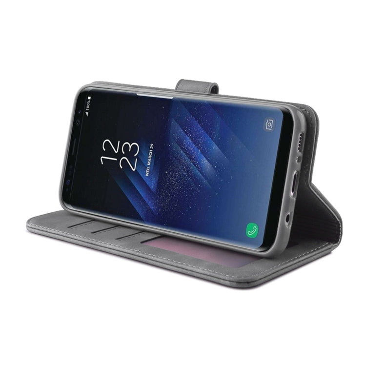 For Galaxy S8 Diaobaolee Pure Fresh Texture Horizontal Flip Leather Case, with Holder & Card Slot & Wallet & Photo Frame