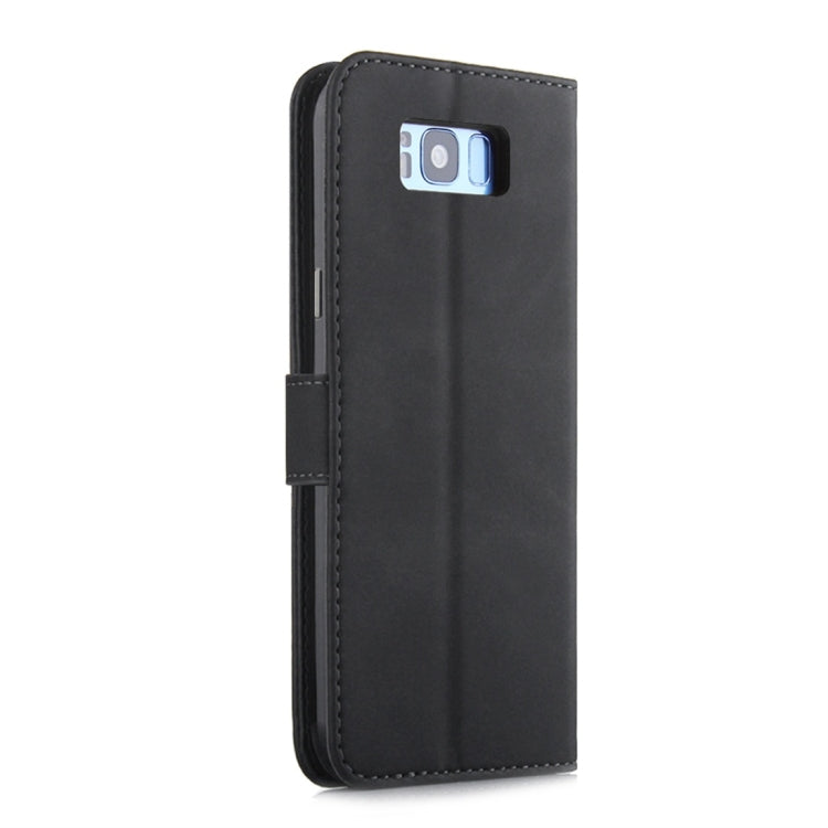 For Galaxy S8+ Diaobaolee Pure Fresh Texture Horizontal Flip Leather Case, with Holder & Card Slot & Wallet & Photo Frame
