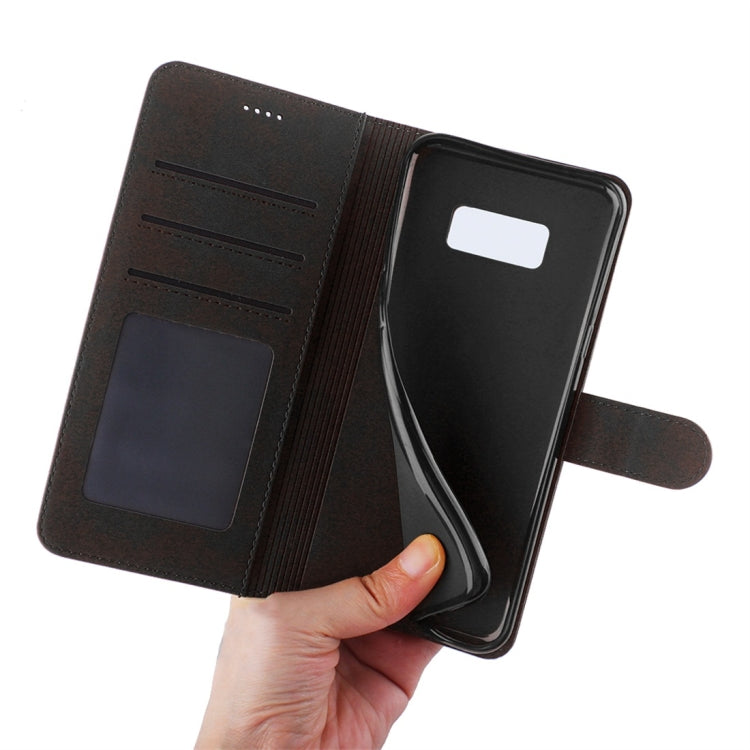 For Galaxy S8+ Diaobaolee Pure Fresh Texture Horizontal Flip Leather Case, with Holder & Card Slot & Wallet & Photo Frame