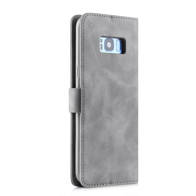 For Galaxy S8+ Diaobaolee Pure Fresh Texture Horizontal Flip Leather Case, with Holder & Card Slot & Wallet & Photo Frame