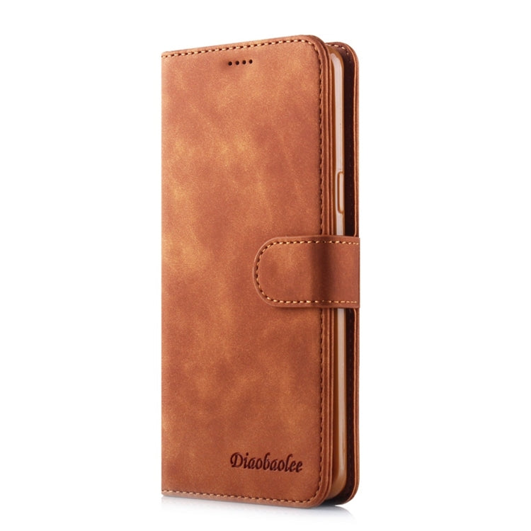 For Galaxy S9 Diaobaolee Pure Fresh Texture Horizontal Flip Leather Case, with Holder & Card Slot & Wallet & Photo Frame