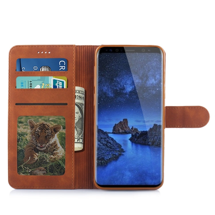For Galaxy S9 Diaobaolee Pure Fresh Texture Horizontal Flip Leather Case, with Holder & Card Slot & Wallet & Photo Frame
