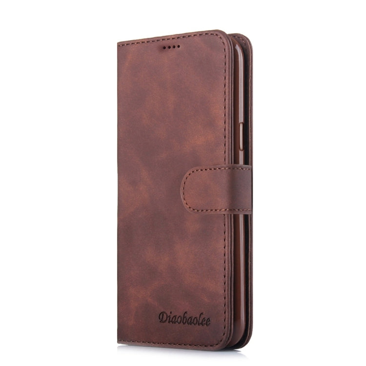 For Galaxy S9 Diaobaolee Pure Fresh Texture Horizontal Flip Leather Case, with Holder & Card Slot & Wallet & Photo Frame