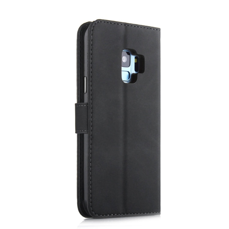 For Galaxy S9 Diaobaolee Pure Fresh Texture Horizontal Flip Leather Case, with Holder & Card Slot & Wallet & Photo Frame