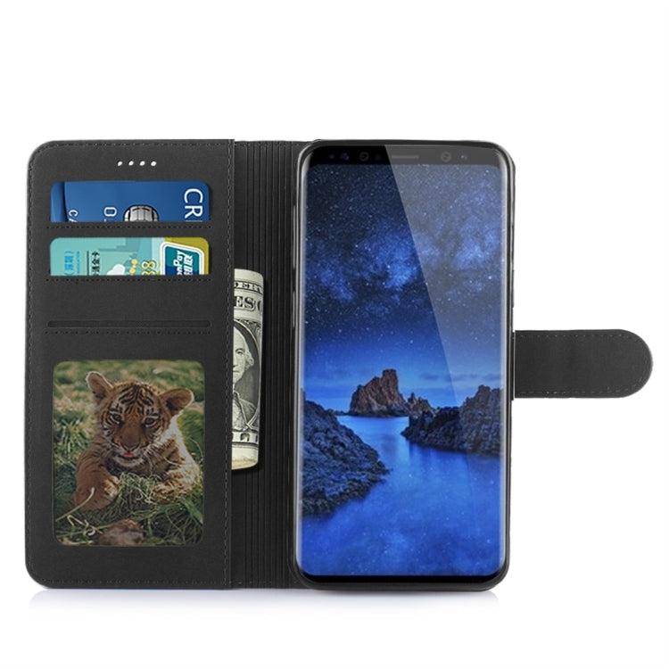 For Galaxy S9 Diaobaolee Pure Fresh Texture Horizontal Flip Leather Case, with Holder & Card Slot & Wallet & Photo Frame