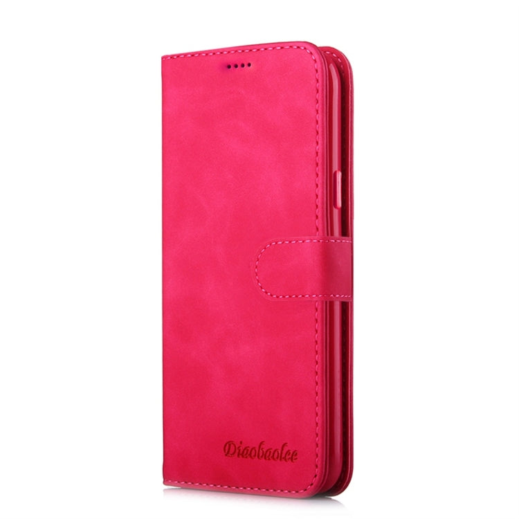 For Galaxy S9 Diaobaolee Pure Fresh Texture Horizontal Flip Leather Case, with Holder & Card Slot & Wallet & Photo Frame