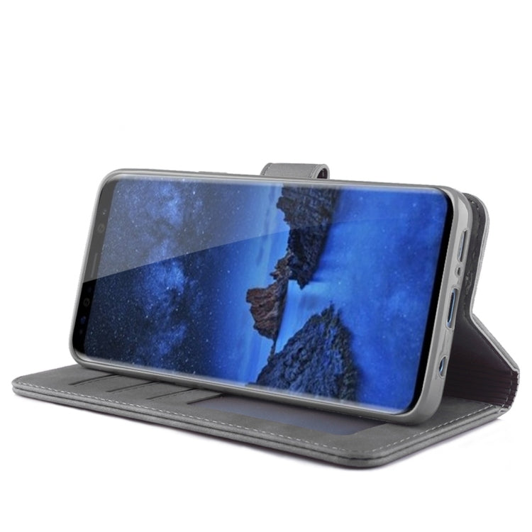 For Galaxy S9 Diaobaolee Pure Fresh Texture Horizontal Flip Leather Case, with Holder & Card Slot & Wallet & Photo Frame