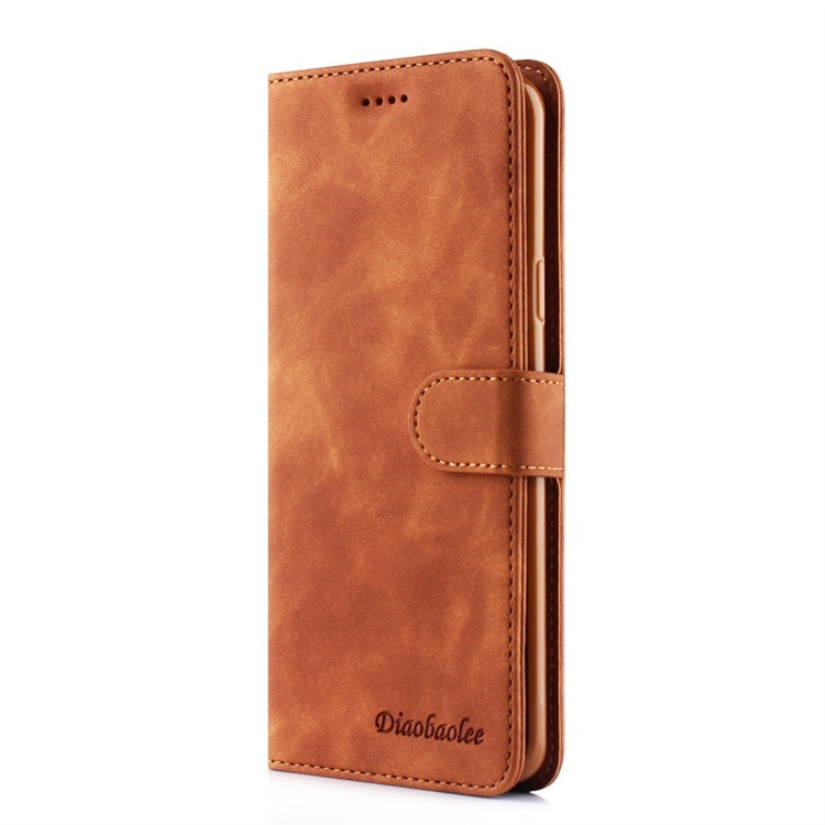 For Galaxy S9+ Diaobaolee Pure Fresh Texture Horizontal Flip Leather Case, with Holder & Card Slot & Wallet & Photo Frame