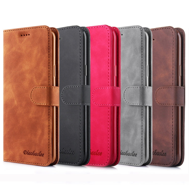 For Galaxy S9+ Diaobaolee Pure Fresh Texture Horizontal Flip Leather Case, with Holder & Card Slot & Wallet & Photo Frame