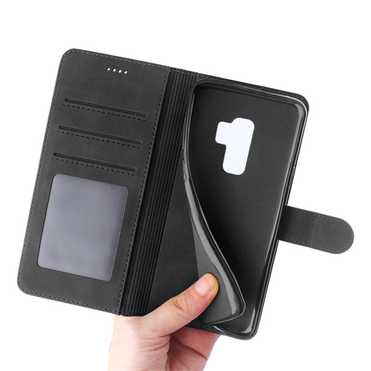 For Galaxy S9+ Diaobaolee Pure Fresh Texture Horizontal Flip Leather Case, with Holder & Card Slot & Wallet & Photo Frame