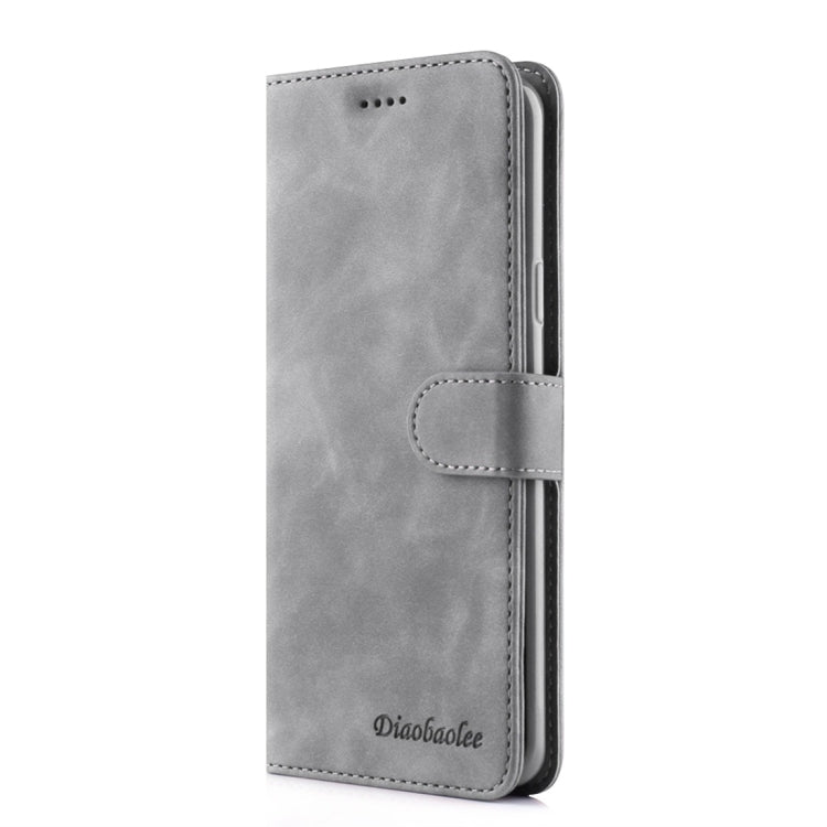 For Galaxy S9+ Diaobaolee Pure Fresh Texture Horizontal Flip Leather Case, with Holder & Card Slot & Wallet & Photo Frame