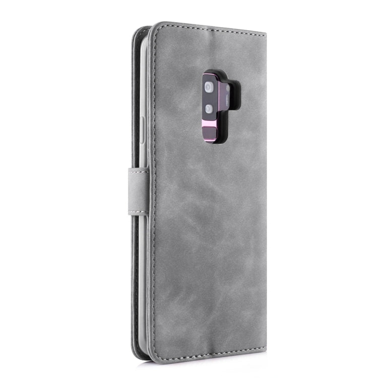 For Galaxy S9+ Diaobaolee Pure Fresh Texture Horizontal Flip Leather Case, with Holder & Card Slot & Wallet & Photo Frame