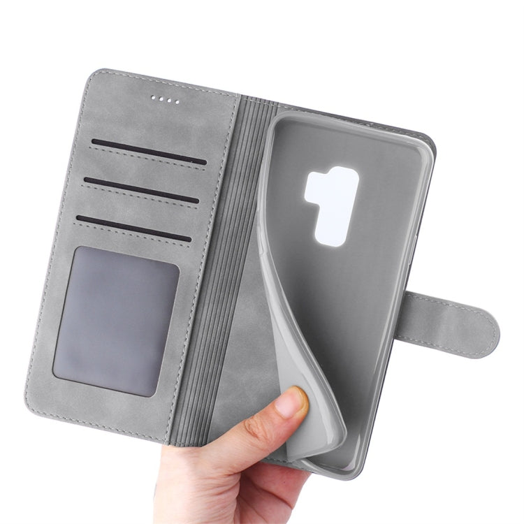 For Galaxy S9+ Diaobaolee Pure Fresh Texture Horizontal Flip Leather Case, with Holder & Card Slot & Wallet & Photo Frame