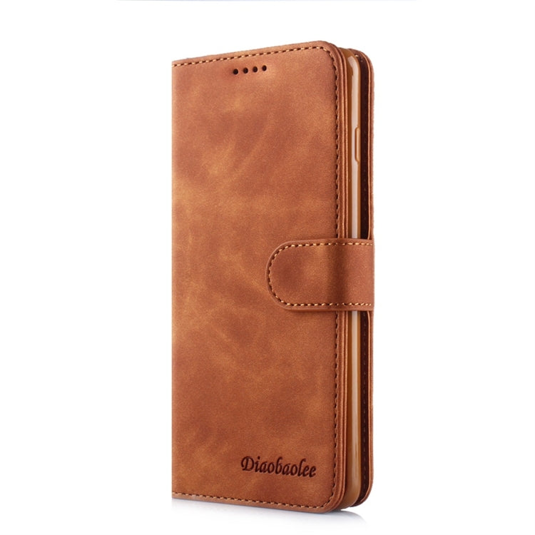 For Galaxy S10 Diaobaolee Pure Fresh Texture Horizontal Flip Leather Case, with Holder & Card Slot & Wallet & Photo Frame