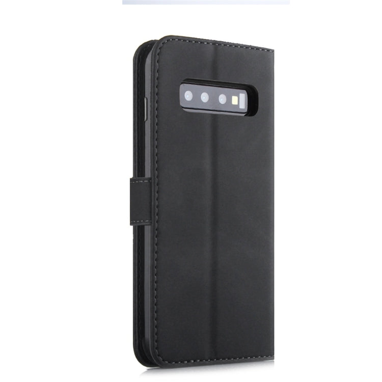 For Galaxy S10 Diaobaolee Pure Fresh Texture Horizontal Flip Leather Case, with Holder & Card Slot & Wallet & Photo Frame