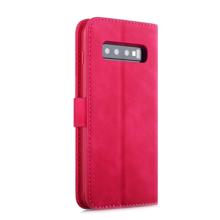For Galaxy S10 Diaobaolee Pure Fresh Texture Horizontal Flip Leather Case, with Holder & Card Slot & Wallet & Photo Frame
