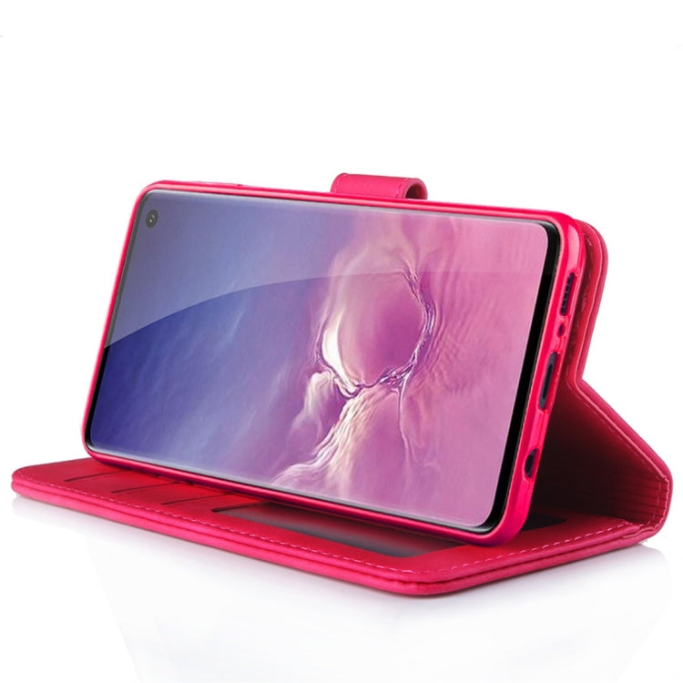 For Galaxy S10 Diaobaolee Pure Fresh Texture Horizontal Flip Leather Case, with Holder & Card Slot & Wallet & Photo Frame