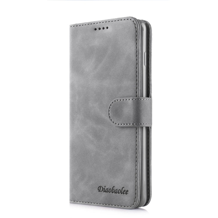 For Galaxy S10 Diaobaolee Pure Fresh Texture Horizontal Flip Leather Case, with Holder & Card Slot & Wallet & Photo Frame