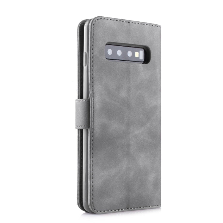 For Galaxy S10 Diaobaolee Pure Fresh Texture Horizontal Flip Leather Case, with Holder & Card Slot & Wallet & Photo Frame