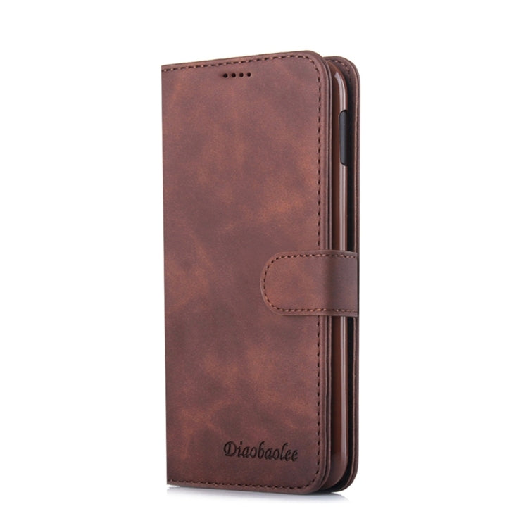 For Galaxy S10e Diaobaolee Pure Fresh Texture Horizontal Flip Leather Case, with Holder & Card Slot & Wallet & Photo Frame